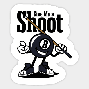 BILLIARD MASCOT Sticker